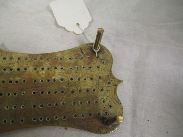 Brass Cribbage Board, Parker Bros. Camelot A Game, &