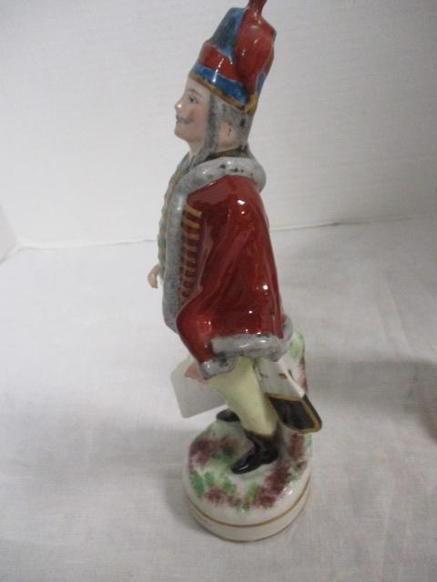 Antique French Porcelain Soldiers (Lot of 2)