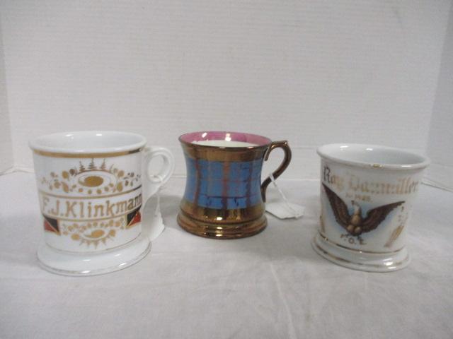 Shaving Mugs (Lot of 3)