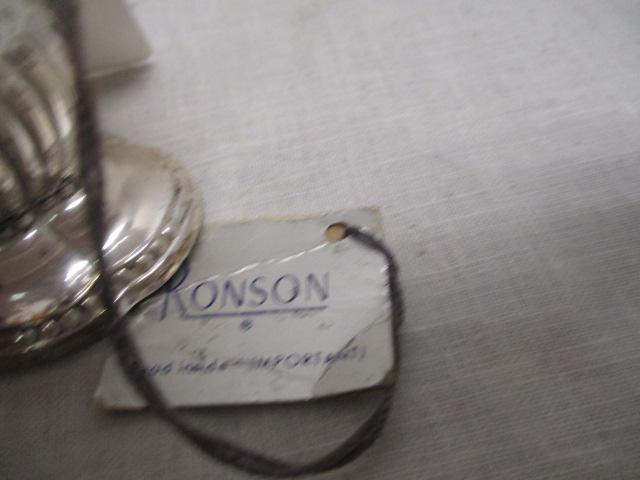 Ronson Silverplate Lighter (3") & Ronson Penciliter (6")