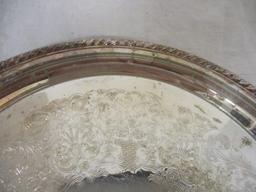 Silverplate Round Trays (Lot of 2)