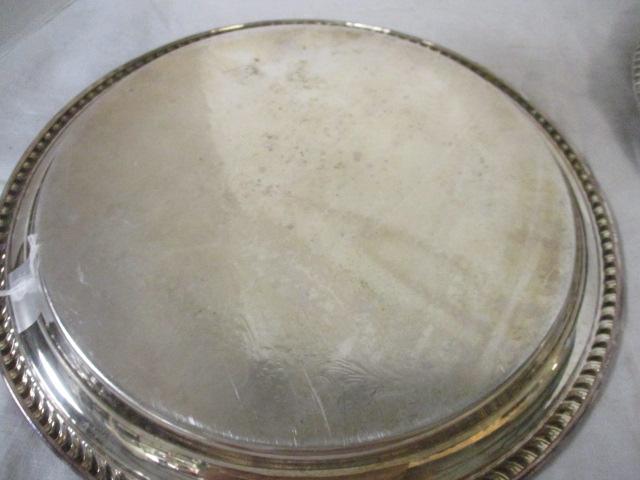 Silverplate Round Trays (Lot of 2)