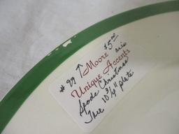 Spode 'Christmas Tree' Plates (6-8" & 1-10 1/2")