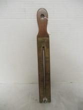 Taylor Wood & Brass Candy Thermometer