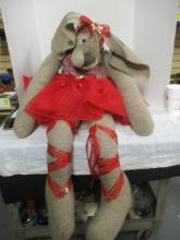 Large Display Ballerina Bunny