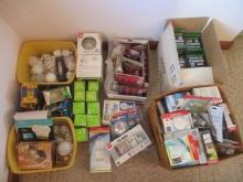 Large Lot of Various Wattage and Type of Lightbulbs