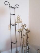 Five Metal Wall Plate Racks