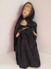 Antique Composite Nun Doll