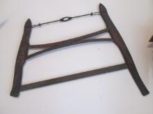 Vintage Wood Frame Buck Bow Saw