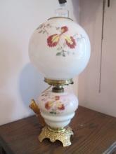 Handpainted Gone With The Wind Style Parlor Lamp