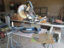 Ryobi 10" Sliding Compound Miter Saw with Laser, Stand and Extra Blade