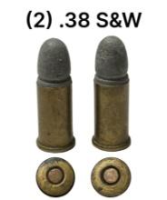 (2) .38 S&W Cartridges