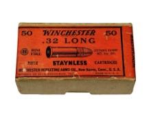 NIB Factory 50rds. of .32 LONG Rimfire Winchester Staynless Ammunition