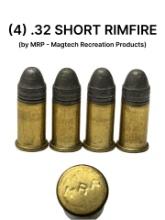 4rds. of .32 SHORT RIMFIRE - by MRP (Magtech Recreation Products)