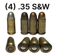 (4) .35 S&W Cartridges