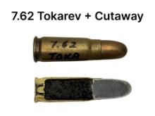 7.62x25 TOKAREV CUTAWAY and Cartridge