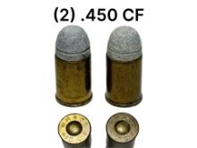 (2) .450 C.F. Cartridges