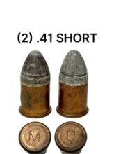 (2) .41 SHORT Cartridges