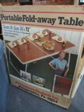 All-Luminum Portable Fold-Away Table