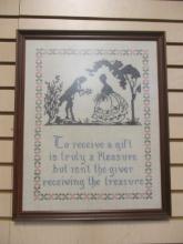 Framed Needlework