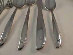 Oneida Community Stainless Vintage Twin Star Pattern Flatware - All Pieces In Original Packaging, So