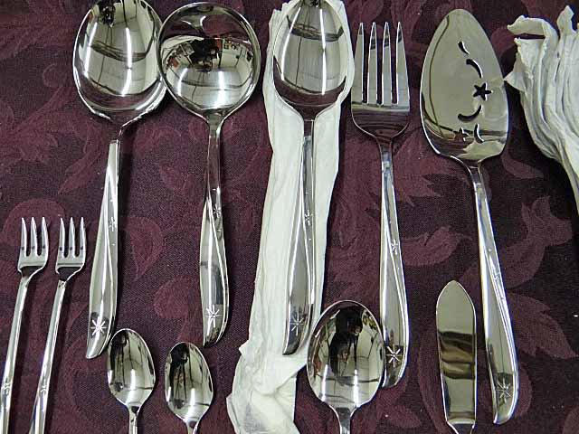 Oneida Community Stainless Vintage Twin Star Pattern Flatware - All Pieces In Original Packaging, So