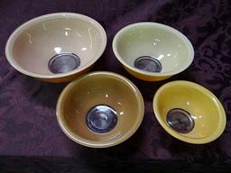 Vintage Kitchen Collectibles & Glass: Pyrex Cinderella Bowl Grapevine #442; John Carlson Dairy & Sal