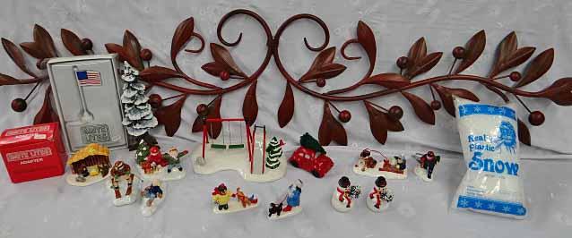 Department 56 Snow Village Figures - A Tree For Me, Outdoor Nativity Scene, VW With Tree, Pets On Pa