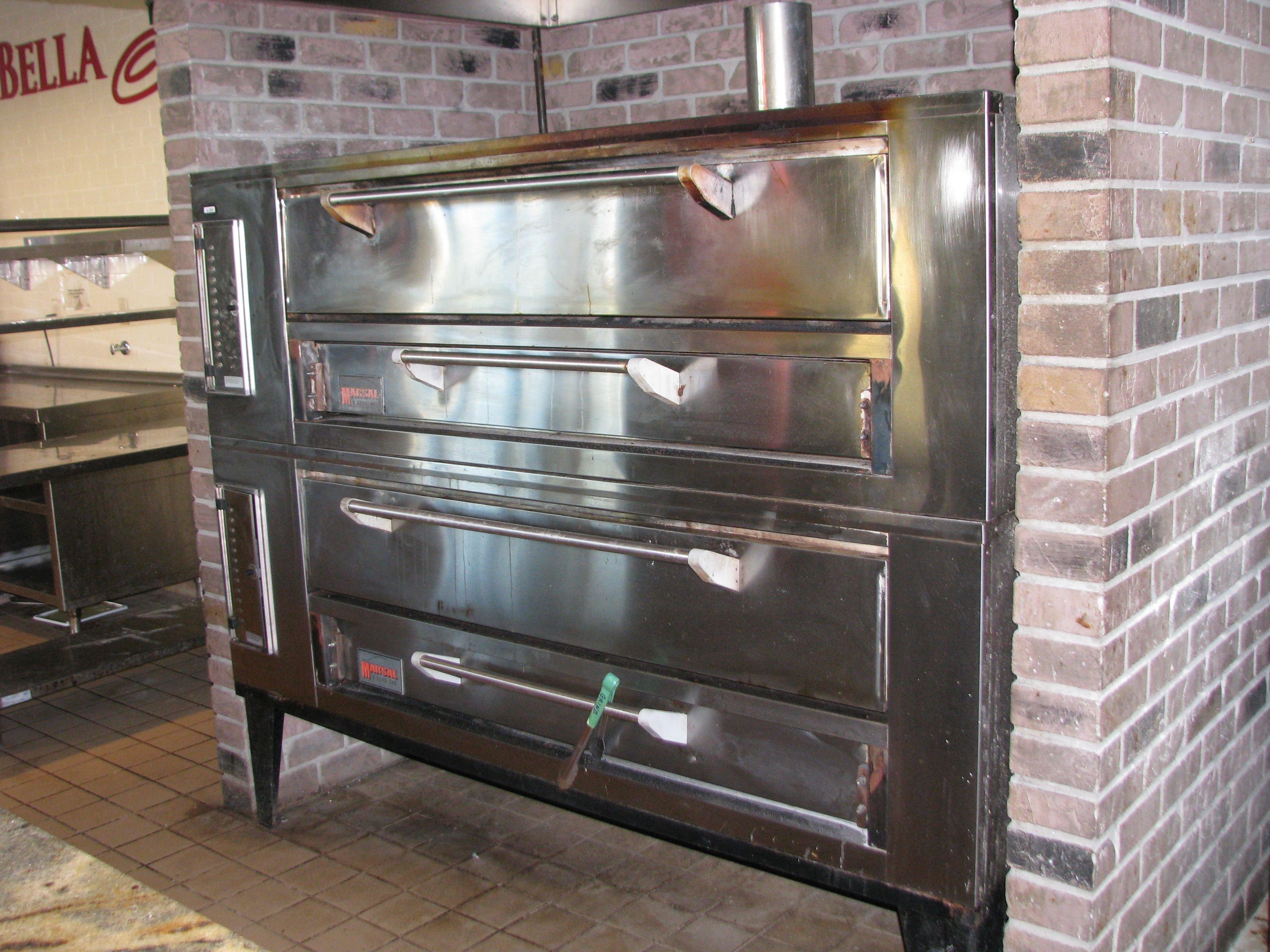 Marsal double pizza oven