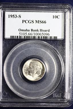 Omaha Bank Hoard uncirculated silver dime