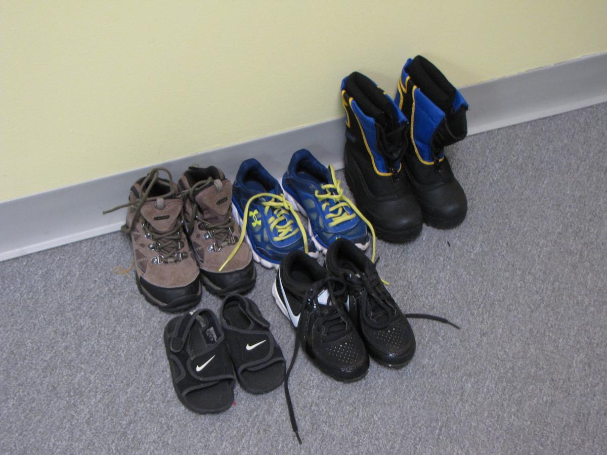 lot of little boys shoes & boots