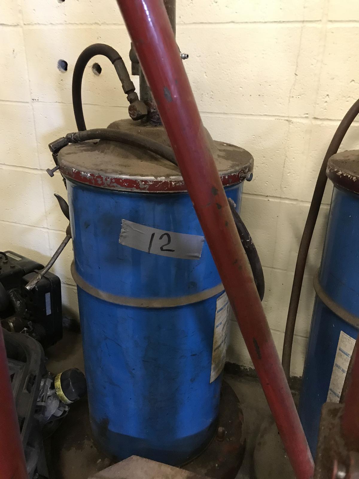 20 gallon oil drum with pump