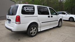 2008 GM Uplander handicapped accessible van