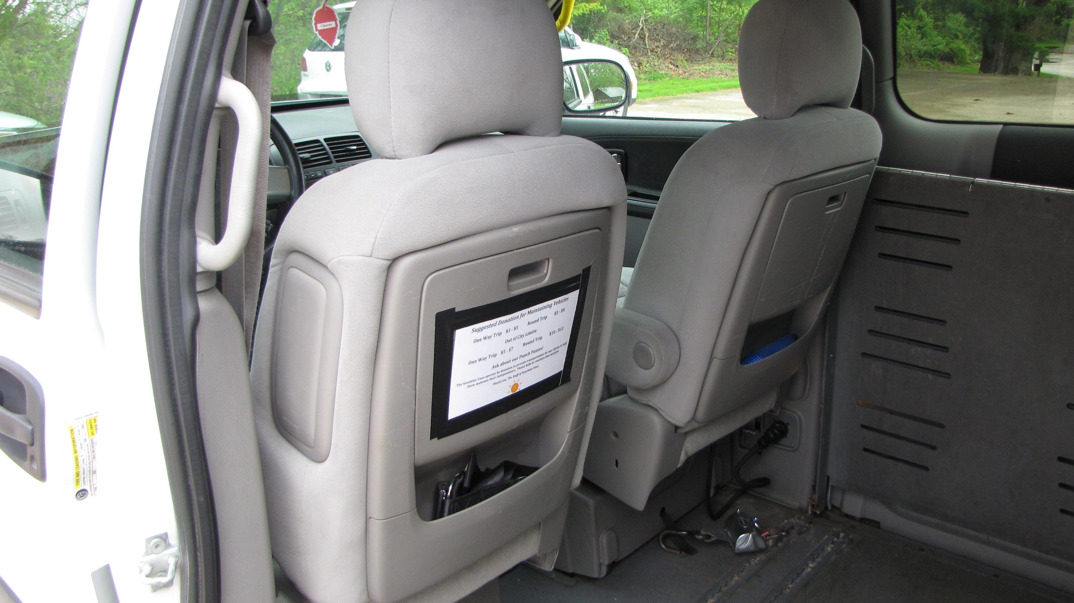 2008 GM Uplander handicapped accessible van