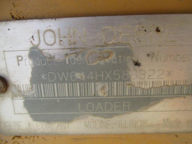 2003 John Deere 644H Wheel Loader,