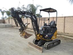 2014 John Deere 17D Hydraulic Mini-Excavator,