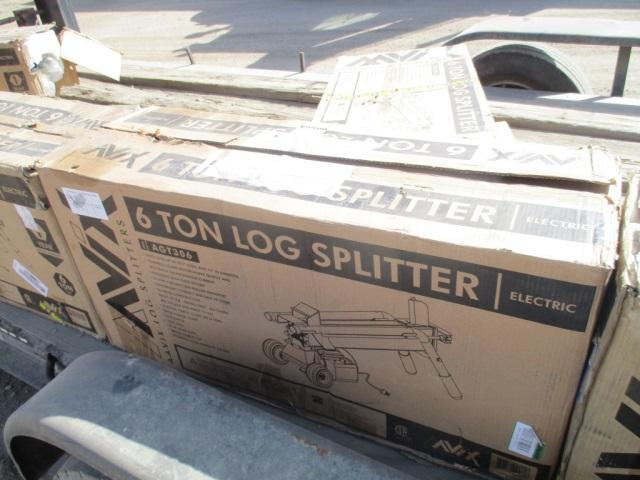 Aavix 6-Ton Electric Log Splitter,