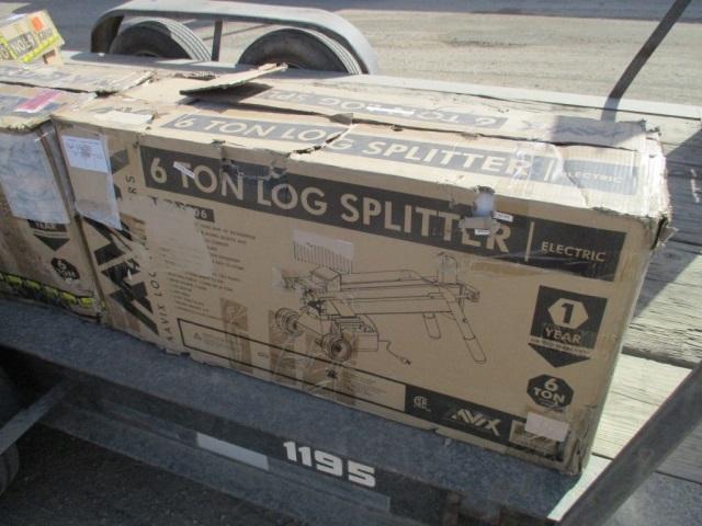 Aavix 6-Ton Electric Log Splitter,