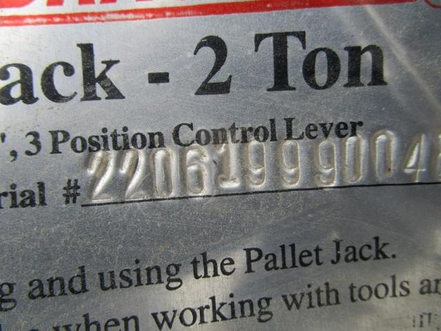 Central Hydraulics 4,000# Pallet Jack,