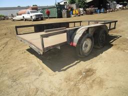 Hotsy T/A Flatbed Trailer,