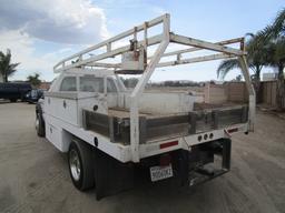 2005 Ford F450 XL SD Flatbed Utility Truck,