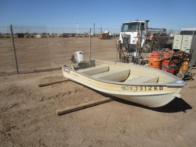 12' North Port Mirro Craft Aluminum Fishing Boat,