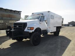 2006 Ford F650 XL S/A Chipper Truck,