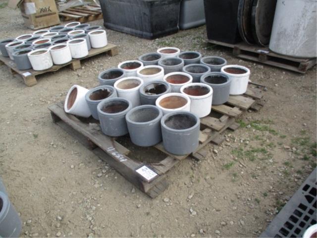 Lot Of (21) Fiberglass Pots