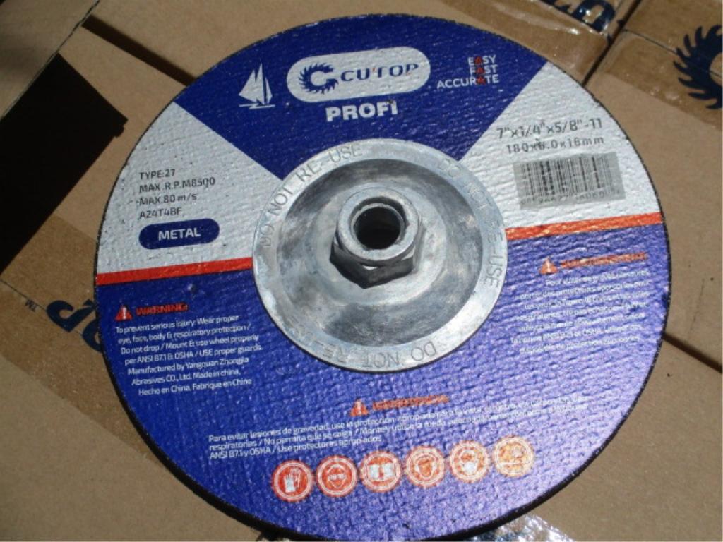 Lot Of Unused 7" Grinding Discs,