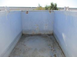 (2) 8' x 4' x 3' 2" Metal Dump Bins