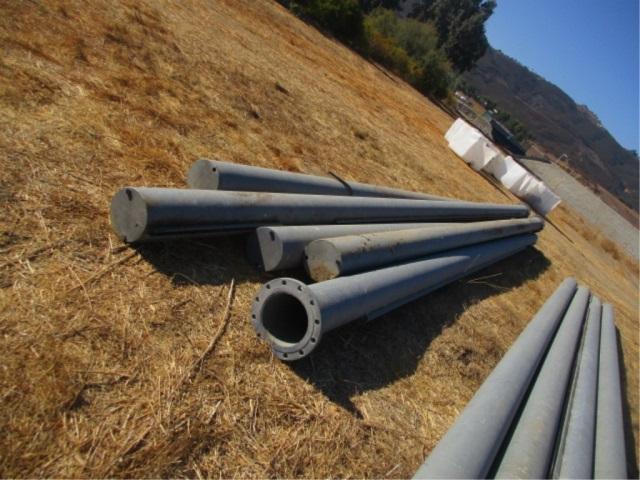 (5) 10 1/2" x 40' Galvanized Pipes