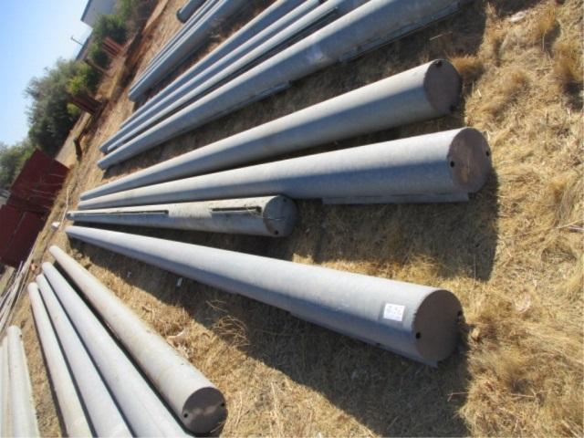 (4) 10 1/2" x 40' Galvanized Pipes