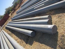 (4) 10 1/2" x 40' Galvanized Pipes