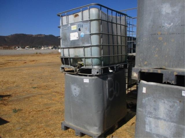 (1) Metal Bin W/Fork Holes & (1) Plastic Bin